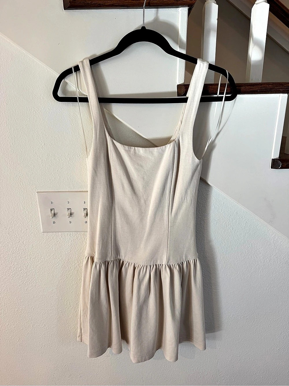 Rue Sophie Addie Mini Dress Cream Small